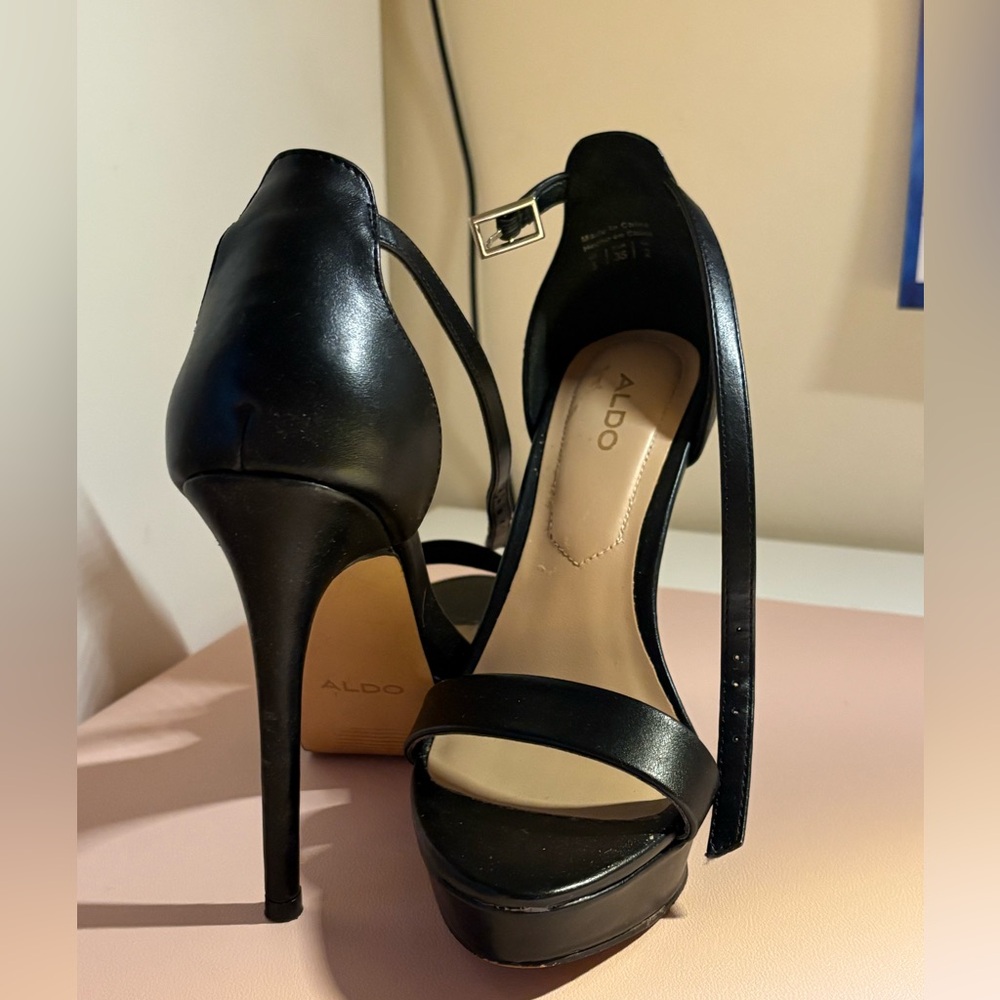 Aldo Elegant Black Stiletto Heels